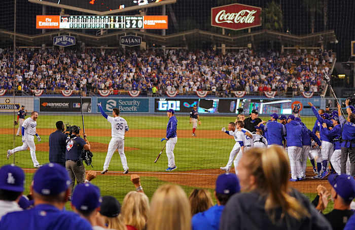 Max Muncy’s walk-off home run for the Los Angeles Dodgers in Game 3 of the 2018 World Series